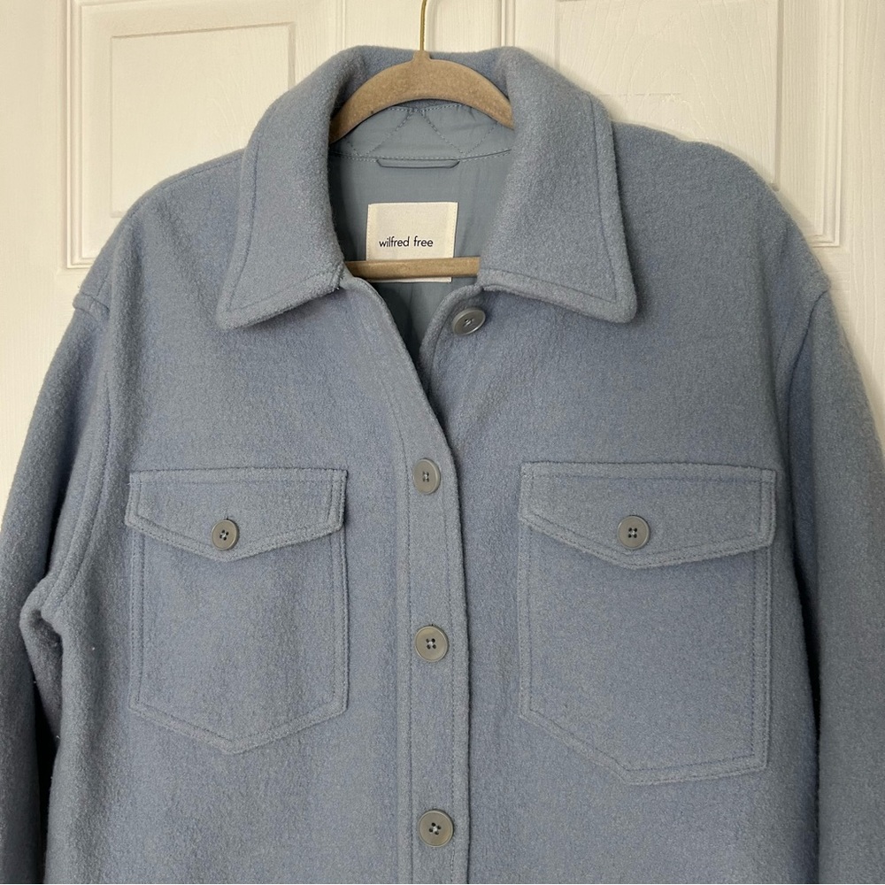 Aritzia Wilfred The Ganna Shirt Jacket Shacket - Picture 3 of 13